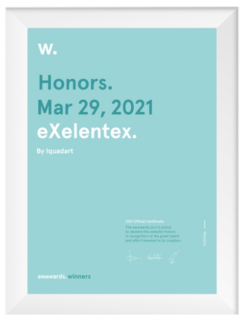 Honorable Mention на одной  из «топовых» мировых веб-премий Awwwards, 2021
